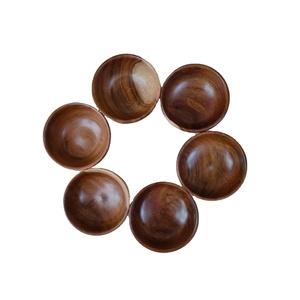 Bol en bois fait main 100% de haute qualité pour salade de fruits Design moderne pour décor de restaurant d'hôtel à la maison et service de nourriture - Product Image 2