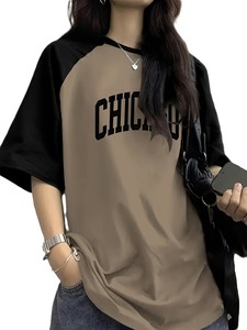 เสื้อยืดเอวลอยทรงหลวมพอดีตัวสำหรับผู้ชายเสื้อยืดแนวสตรีทผ้าฝ้าย100% ไหล่ตกสำหรับใส่โลโก้ได้ตามต้องการ - Product Image 3