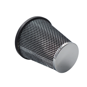 Filtre conique noir en éponge avec maille métallique - Product Image 2