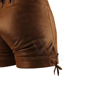 Premium Quality Lightweight Wholesale Price <b>Men</b> <b>Leather</b> <b>Shorts</b> Custom Logo Durable <b>Men</b> <b>Leather</b> <b>Shorts</b> - Product Image 6