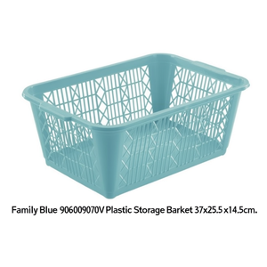 Cesta <b>plastica</b> (37x25,5x14,5cm) FAMILY Azzurro 906009070V - Product Image 2