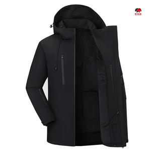 Chaqueta Softshell de Diseño Personalizado Ryan Pro Gear para Hombre, Cierre de Cremallera, Tela Transpirable con Logotipo Personalizado - Product Image 3