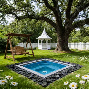 สระว่ายน้ำไฟเบอร์กลาสสำเร็จรูปจากโรงงาน พร้อมระบบกรองและเครื่องทำความร้อนในตัวเพื่อการใช้งานอย่างมีประสิทธิภาพ - Product Image 5