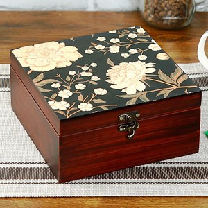 Eco-Friendly Polished <b>Wooden</b> Gift <b>Box</b> <b>with</b> <b>Lid</b>-Customizable Color & Shape Wall Hanging Home Decor - Product Image 2