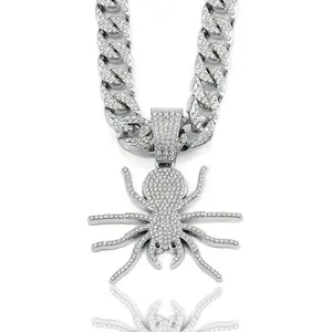 Men's Stylish 925 Sterling Silver Gold Cuban Chain Pendant Necklace New Collection Steel Material Fashionable Pendants <b>Charms</b> - Product Image 2