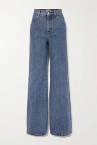 Jean en jean taille haute/taille basse pour femme taille moyenne respirant lavage foncé coupe ample décontracté Streetwear petit ami écologique Y2K - Product Image 5