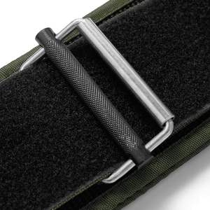 Ceinture de gymnastique vert armée Ceinture de levage en néoprène à soutien souple réglable avec fermeture à crochet et boucle Ceinture d'entraînement respirante Ceinture d'utilisation de gymnastique - Product Image 4