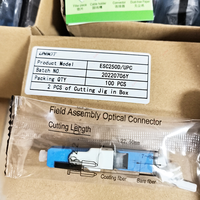 Conector rápido de fibra óptica UNIKIT ESC250D, montaje de campo SC APC FTTH, Conector rápido SC UPC para uso de red FTTH