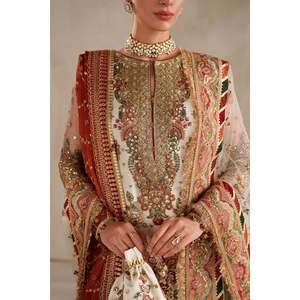 Embroidered Chiffon <b>Net</b> <b>Fabric</b> SF-4368 - Product Image 3