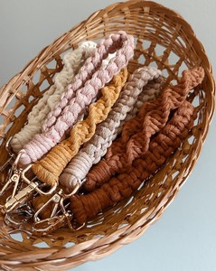 Luxury Quality Macrame <b>Wristlet</b> | <b>Wristlet</b> Keychain | Boho <b>Wristlet</b> - Product Image 2