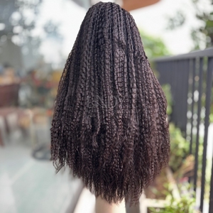 Perruques de Qualité Supérieure, Magnifiques, en Cheveux Humains Véritables, 100% Cheveux Humains Vietnamiens, Lisses Crépus, Couleur Personnalisable, Perruque avec Closure 2025 - Product Image 6