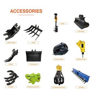 Bouwmachines Bijlagen Mini Graafmachine Onderdelen Duim/Emmer/Aarde Vijzel/Snelle Kink In De Kabel - Product Image 6