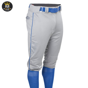 Venta al por mayor Pantalones de béisbol para adultos Protección de rodilla doble Absorbe la humedad Ajuste Atlético - Product Image 1