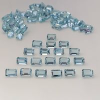 Bonne Qualité Bleu Santa Maria Aquamarine Mix Forme Toutes Les Tailles Pierres Précieuses À Facettes En Vrac De Fournisseur Indien