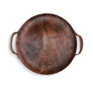 Wholesale Nature Style Square <b>Wooden</b> <b>Serving</b> <b>Tray</b> With Handle Plated Dish for Fruit Weddings & Kitchenware - Product Image 4