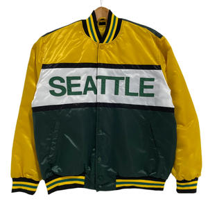 แจ็คเก็ตบอมเบอร์ผ้าซาตินไซส์ใหญ่สำหรับฤดูหนาว ขายส่ง แฟชั่นหรูหรา สไตล์วิทยาลัย ปักโลโก้ ผ้าไหม บริการ OEM สำหรับผู้หญิงและผู้ชาย - Product Image 5