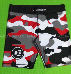 BJJ y fabricantes de ropa de artes marciales de pantalones cortos de compresión MMA CAMO Vale Tudo con impresión personalizada - Product Image 3