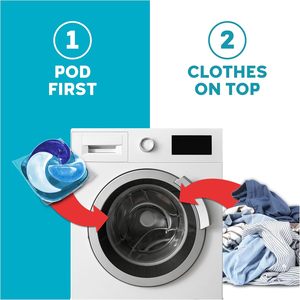 Fairy Non Bio The Big One PODS, Capsules de lessive liquide, 35 lavages, Élimination des taches 2X, Huggably - Product Image 4