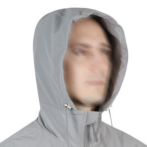Veste coupe-vent à capuche pour homme VENTUS (Niveau 5) - Imperméable et coupe-vent, respirante, en Spandex/Nylon, style vêtements de travail - Product Image 4