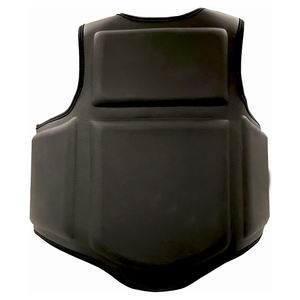 Protection de Poitrine de Boxe pour Adultes en Cuir PU Noir Durable avec Logo Personnalisé par ABDULLAH MARTIAL ARTS - Product Image 1