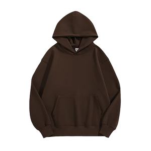 Sudadera con capucha cuadrada personalizada para hombre, poliéster/algodón, ajuste extragrande, impresión Digital, ropa de invierno bordada, 340g - Product Image 5