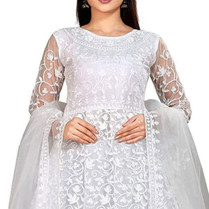 2025 nueva llegada diseñador seda Salwar Kameez tamaño personalizado vestido paquistaní para fiestas al por mayor precio bajo - Product Image 6