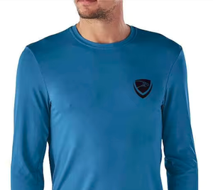 Camiseta de Manga Larga para Hombre, Cuello Redondo, Color Sólido, Estilo Casual y Holgado, Tendencia 2025 - Product Image 4