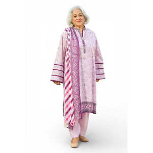 ชุดผ้าชีฟองพิมพ์ลาย 3 ชิ้น พร้อมงานปัก สำหรับใส่ทุกวัน รุ่น CL-52691 B - Product Image 6