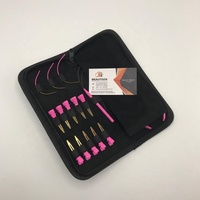 Kit de pinces d'extension de cheveux en acier inoxydable de qualité chirurgicale professionnelle en or rose ensemble de pinces de sectionnement de cheveux réutilisables outils de séparation