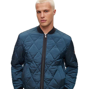 Men's Premium Quality Casual Windbreaker <b>Jacket</b> Lightweight <b>Zipper</b> Bomber <b>Pocket</b> Design Canvas Fabric - Product Image 4