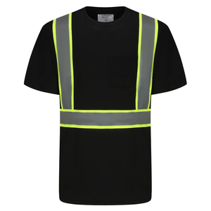 เสื้อยืดทำงานแบบสะท้อนแสง Hi-Vis สำหรับงานก่อสร้างและอุตสาหกรรม คุณภาพพรีเมียม ระบายอากาศได้ดี ผลิตตามแบบ OEM - Product Image 3
