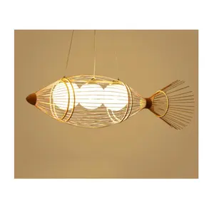Вьетнамский бамбуковый потолочный светильник ручной работы, Изготовленный вручную, стандарт экспорта ЕС