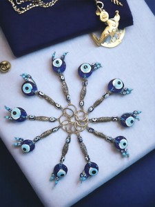 Porte-clés avec perle anti-mal - Product Image 1