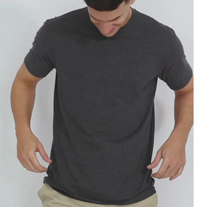 Alta calidad bajo OEM MOQ 100% algodón personalizado Unisex en blanco liso camisetas personalizadas para hombres/mujeres diseñe su propia camiseta - Product Image 3