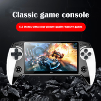 Console de jeu portable rétro X9, écran de 5,5 pouces, prend en charge la vidéo, la musique et les livres électroniques, lecteur de jeux vidéo portable classique, cadeau idéal pour les enfants