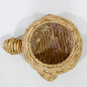 Cesta de lavandería de esquina de Artex Dong Thap ecológica hecha a mano, ahorro de espacio, almacenamiento de jacinto de agua para uso doméstico - Product Image 6