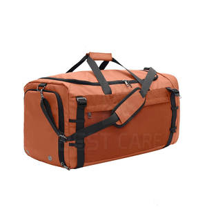 Bolsa de gimnasio plegable hecha de poliéster impermeable ligero portátil para gimnasio MOQ bajo bolsas de gimnasio cómodas - Product Image 1