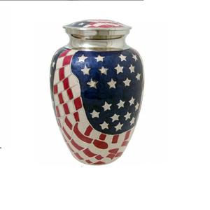 Urnas de cremación de precio al por mayor de Color gris, urna de Metal de nuevo diseño, suministros funerarios para cenizas humanas, urna de latón macizo - Product Image 3