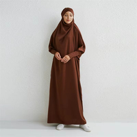 Abaya Dropship, robe de prière modeste rétro imprimée pour femmes, robe longue à manches longues, robe saoudienne noire, style turc islamique, style Eid musulman