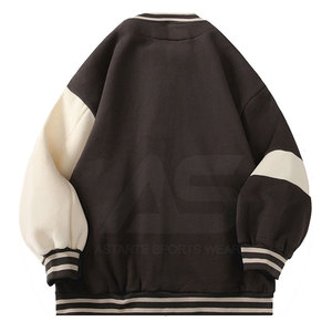 Veste d'hiver Letterman pour homme, vêtements d'extérieur, faible MOQ, vêtements de mode, logo personnalisé. - Product Image 2