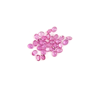 Saphirs roses naturels non traités du Mozambique, ovales calibrés 4x5mm 5x6mm, pierres précieuses de saphir naturel facettées pour bijoux - Product Image 2
