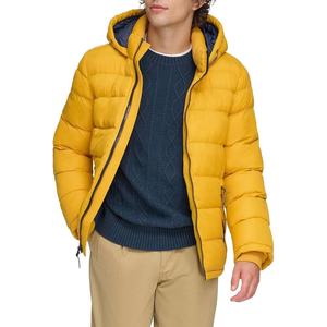 Unisex Waterproof Windproof Winter Puffer Jacket Polyester/Cotton Solid Pattern Formal Style Front Logo Zipper Closure Loose Fit - Product Image 6