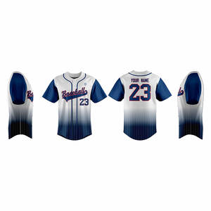 Maillot d'équipe d'uniforme de baseball cousu à impression numérique par sublimation avec votre propre logo - Product Image 2