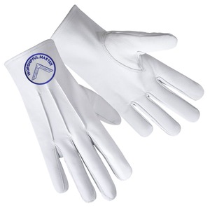 Fabricants de gants en coton blanc à la mode Logo brodé maçonnique applicable à la saison d'été et d'hiver fourni au Pakistan - Product Image 4