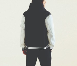 Nouveau design vestes universitaires en toile à la mode patchs en chenille Letterman College Bomber Baseball hommes respirant hiver OEM - Product Image 2