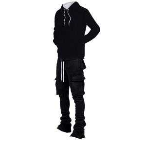 Conjunto Deportivo de Invierno para Hombre con Logotipo Personalizado, Dos Piezas, 100% Algodón, Secado Rápido, Felpa - Product Image 6
