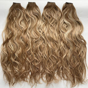 欧洲雷米原发双拉直卷发，波浪状人发，海滩波浪，天才式编织，平衡染色 - Product Image 3