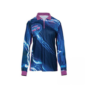 Polos de pesca pescadores y camisas de pesca Spf 50 secado rápido 100% poliéster moda casual - Product Image 4