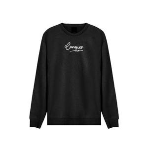 OEM Service Casual Men's 100% Cotton Crewneck Sweatshirt Custom Printed Logo Oversized Pullover O-Neck Plain Dyed <b>Winter</b> Hoodie - Product Image 1