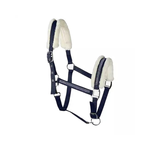 Nouveau rembourrage en fourrure de licou en polyester fait à la main doux Western Saddle Horse Tack Elegant Horse Tack - Product Image 5